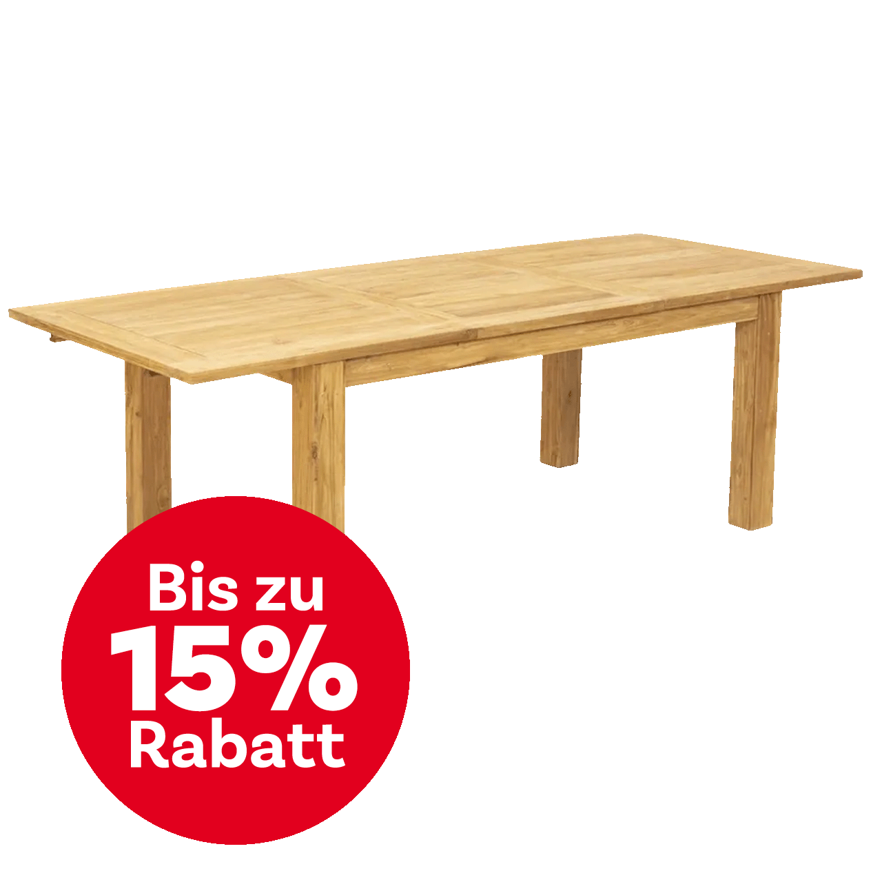 Ausziehbare Tische 15% im SSV